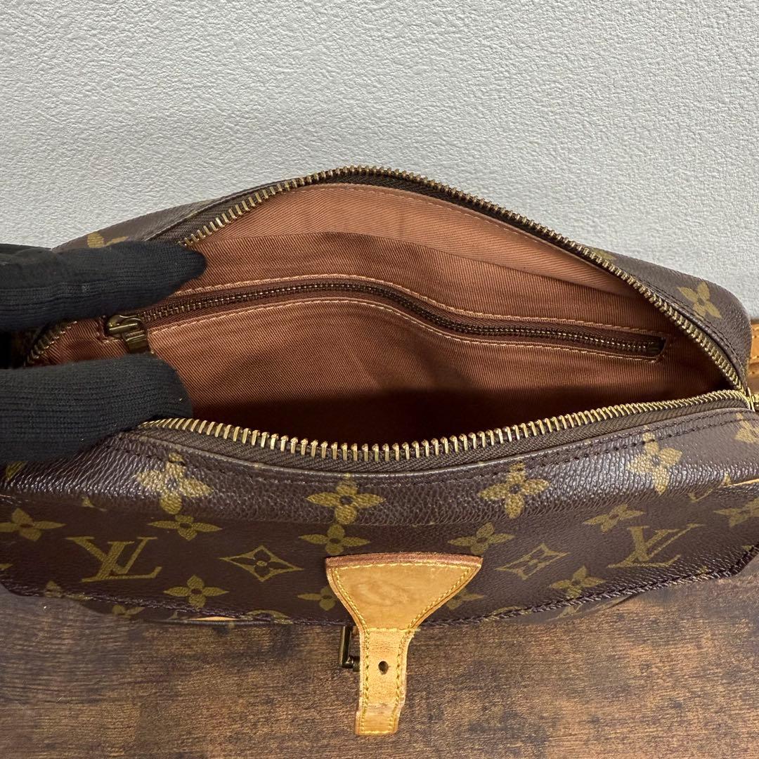 ルイ・ヴィトン ジュヌフィーユ モノグラム ショルダーバッグ＊内生地リペア補修