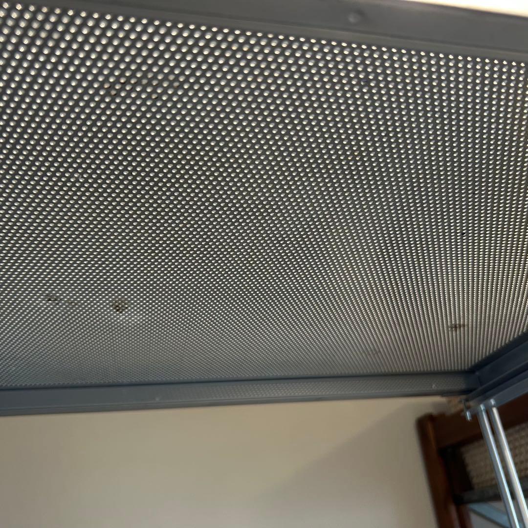 旧グレー無印　スチールユニットシェルフセット