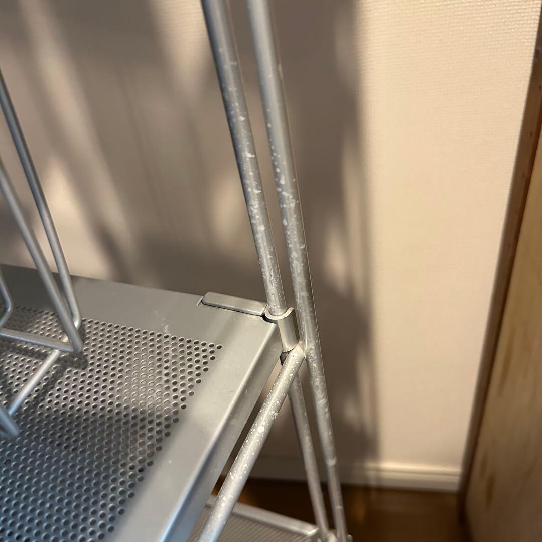 旧グレー無印　スチールユニットシェルフセット