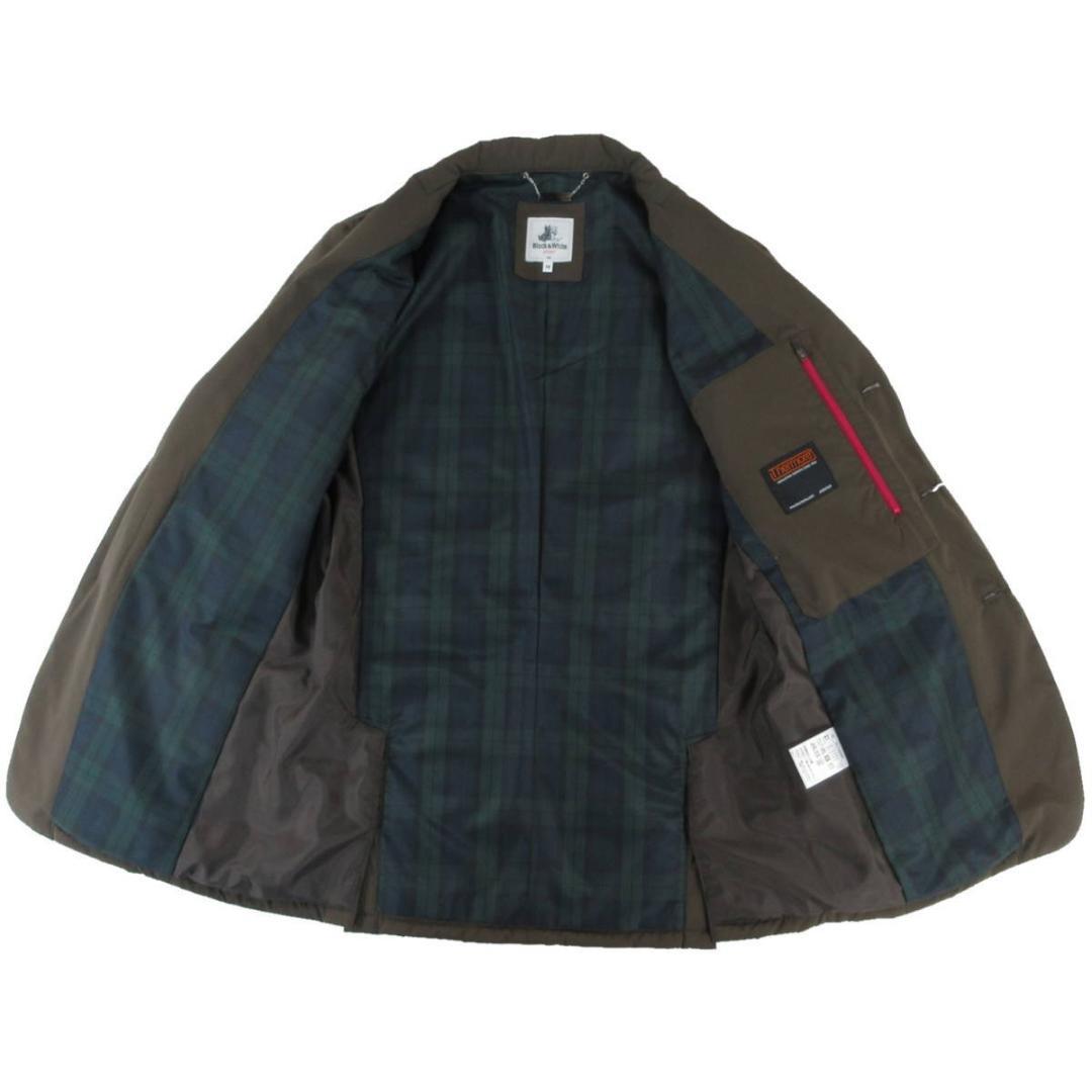 Lサイズ ★ブラック＆ホワイト テーラードジャケット BGF0400MA 単③