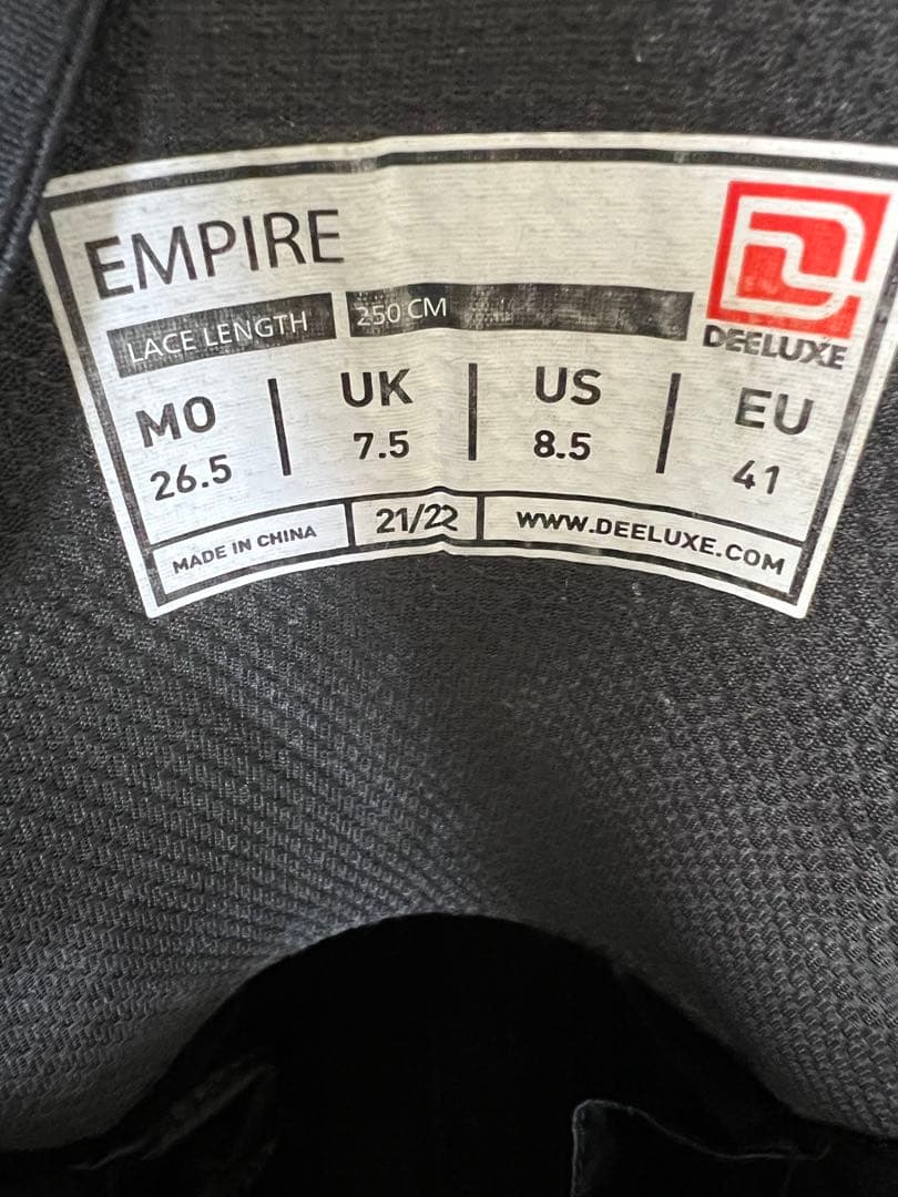 ディーラックス　エンパイアDEELUXE EMPIA26.5