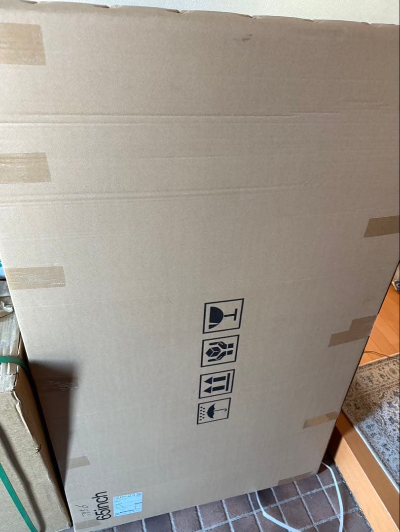 テレビ保護パネル 65インチ テレビカバー アクリル 取り付け簡単 耐衝撃