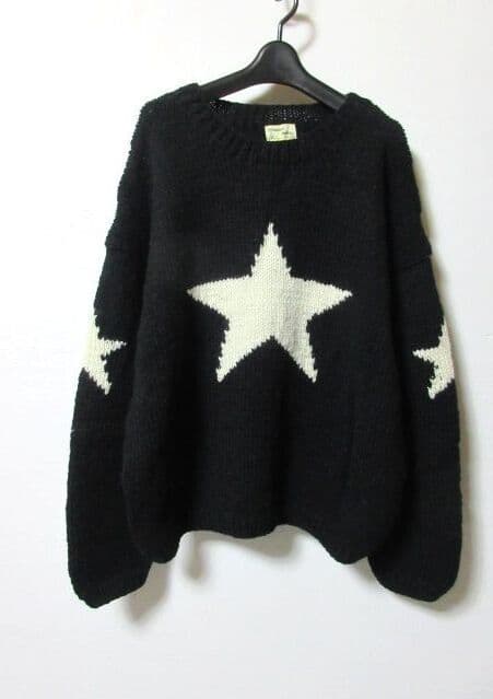 黒 星 スター macmahon knitting mills Star