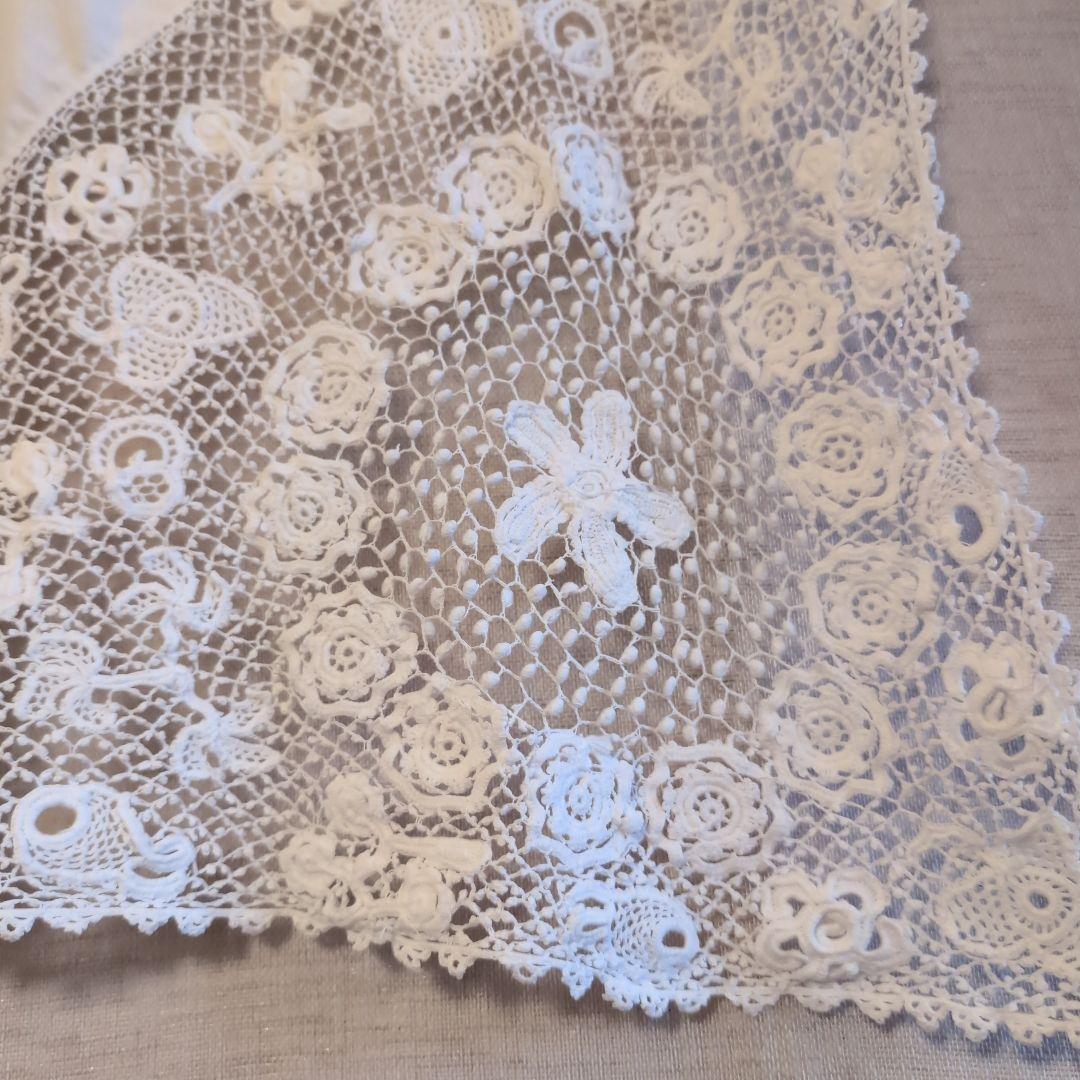アンティークレース生地 テーブルクロス