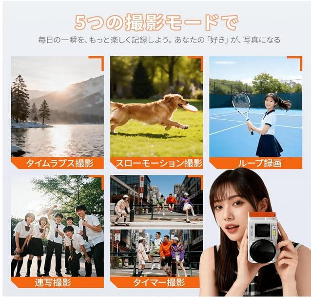 新品　WI-FI 機能 録画 スマホに転送できるカメラ 18倍デジタルズーム