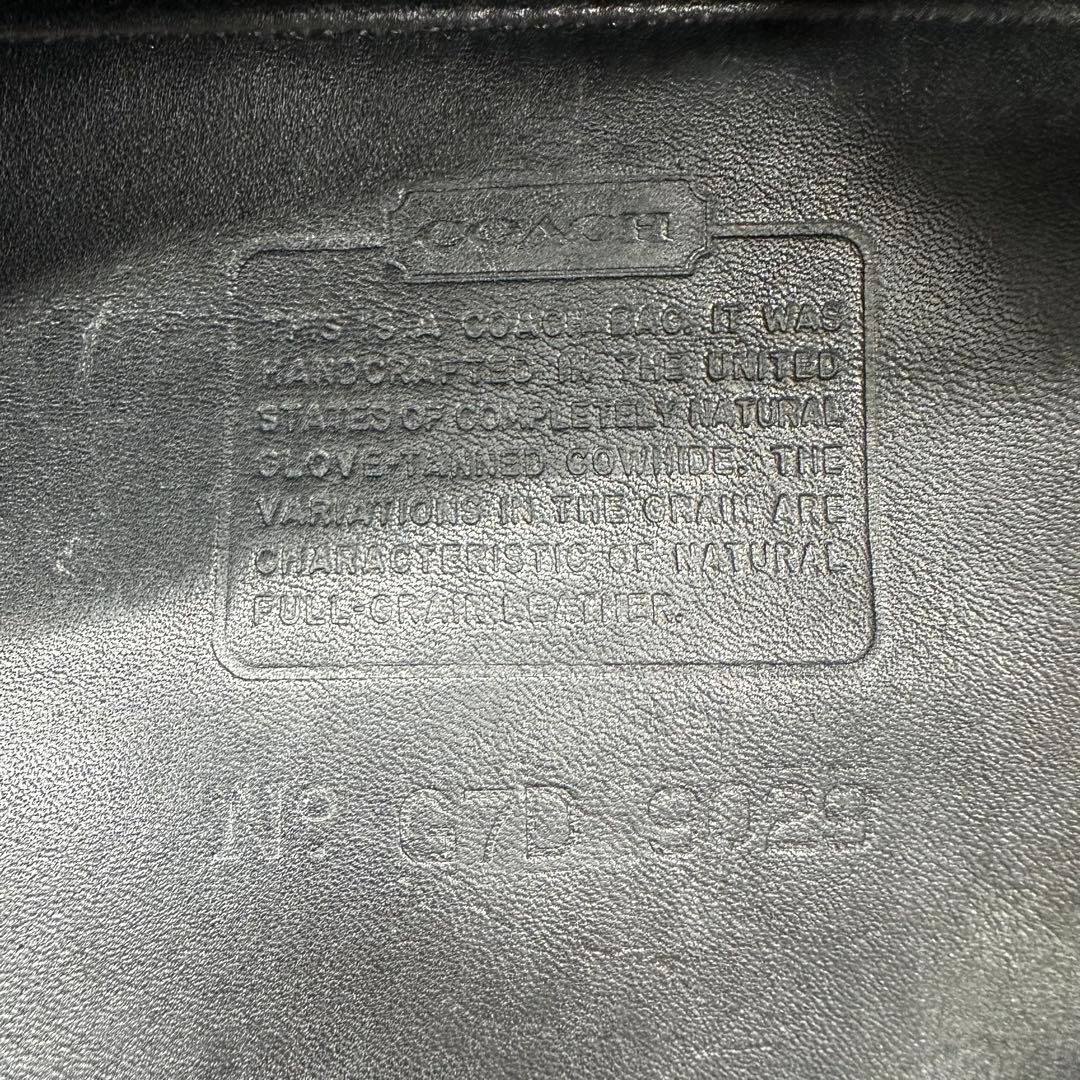 【極美品】希少 オールドコーチ エルゴ ワンショルダー 9029ブラック レザー