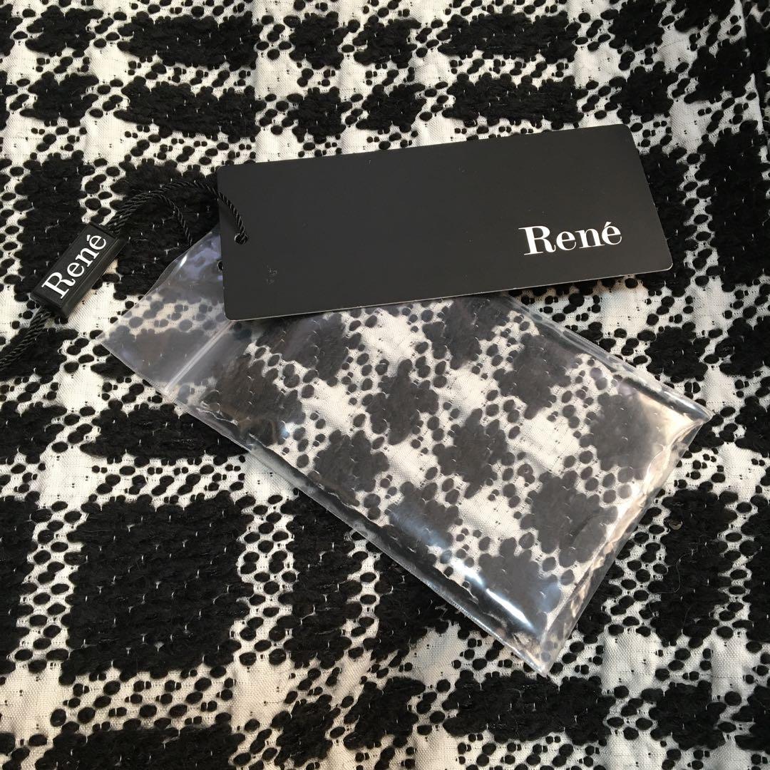 Rene ルネ♡素敵なツイードジャケット　卒業式　ブラックフォーマル