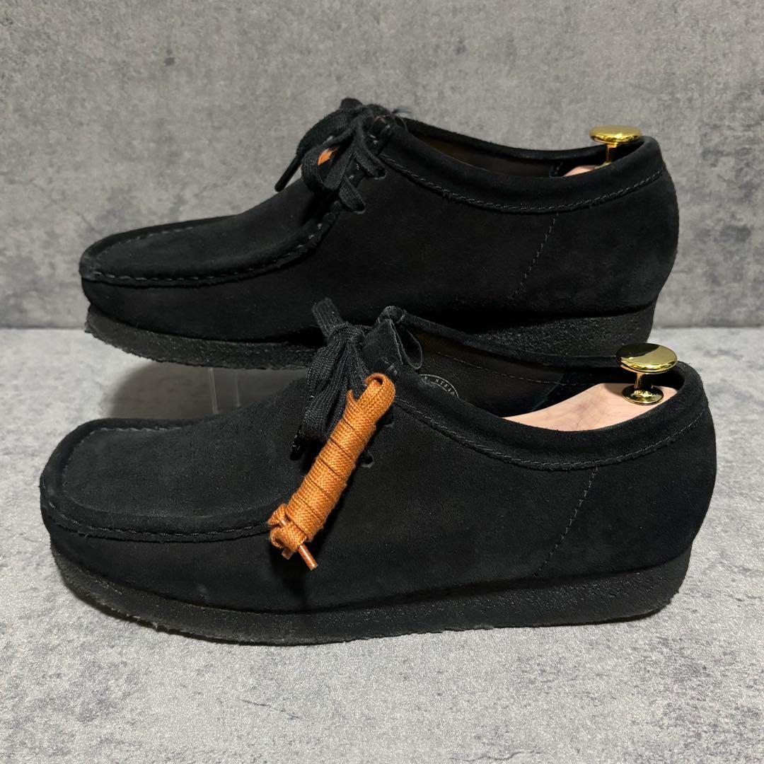 極美品　クラークスオリジナルズ　ワラビー　モカシン　ブラック　スエード　2223