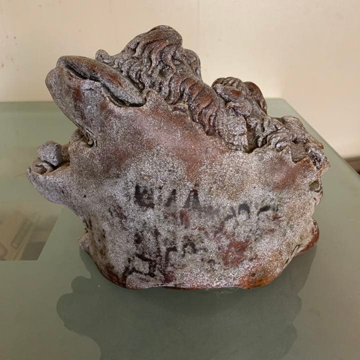 サンゴ礁 彫り物 置物