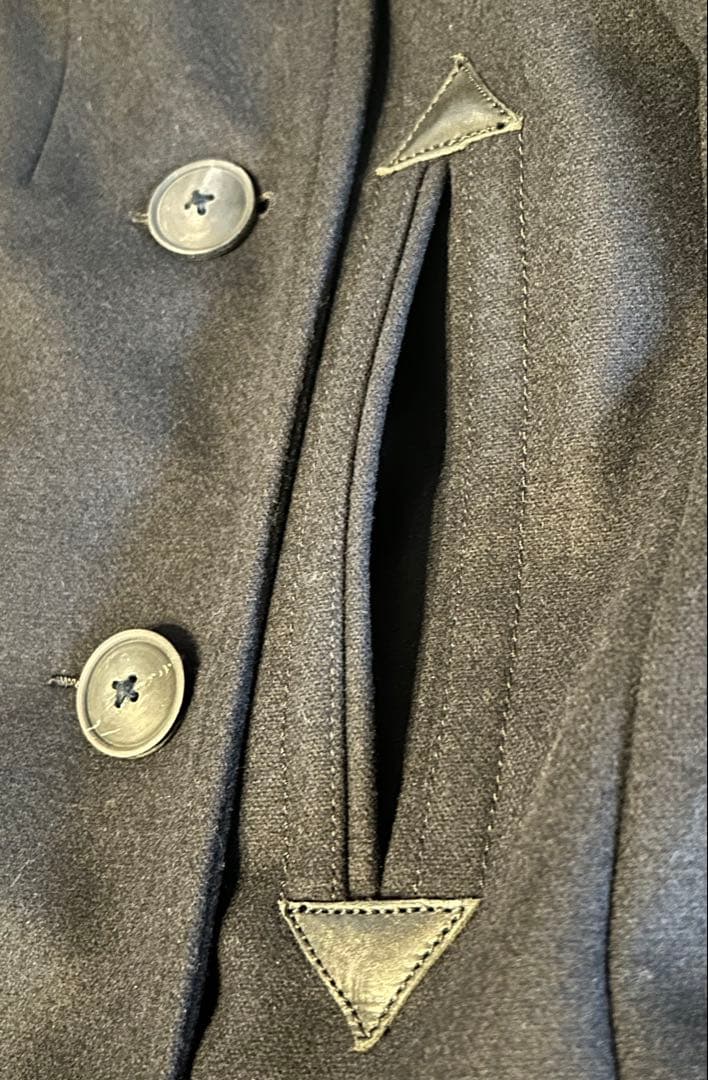 【ほぼ未使用】お値下げ中！ナイジェルケーボン 《ロングPコート》ダークネイビー