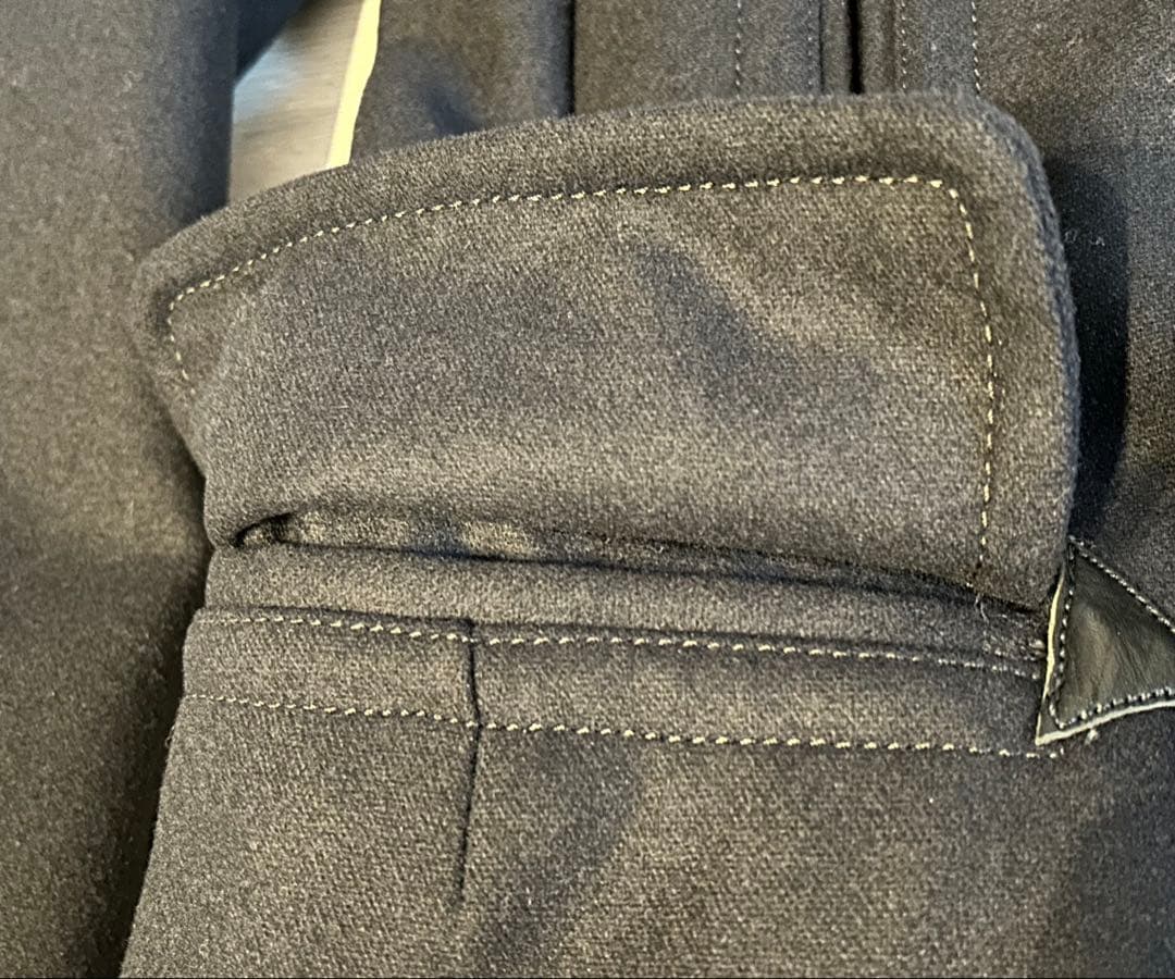 【ほぼ未使用】お値下げ中！ナイジェルケーボン 《ロングPコート》ダークネイビー