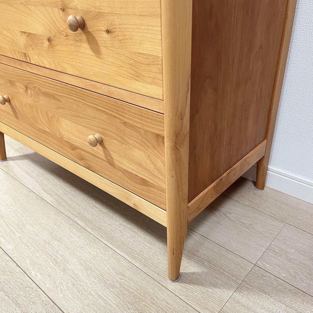 (ち40)吉桂 3段チェスト 洋服タンス 箪笥 ローチェスト 北欧インテリア