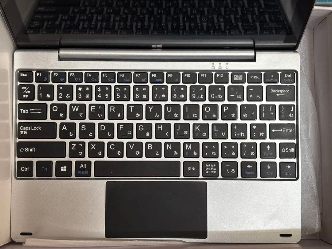 情熱価格PCタッチスクリーン タブレット シルバー