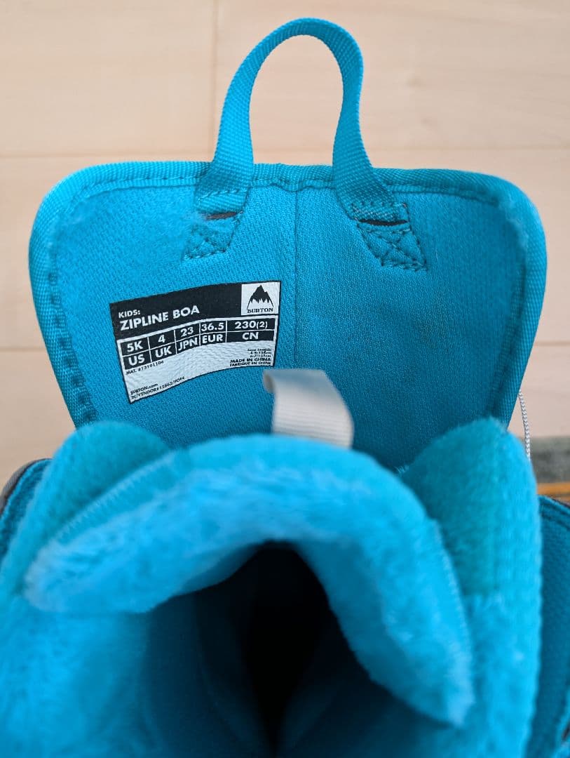 BURTON キッズ スノーボードブーツ ZIPLINE BOA