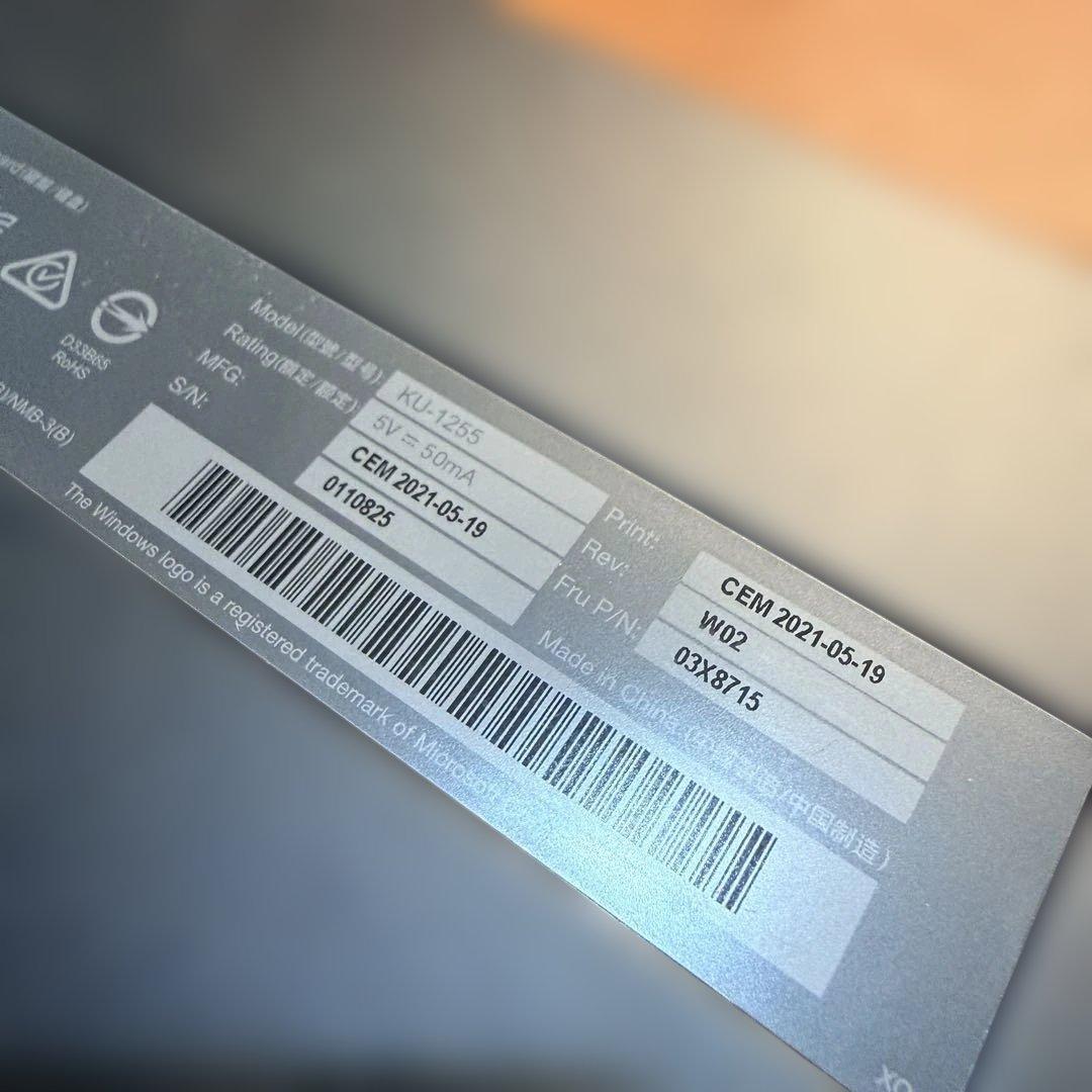 【美品】ThinkPad トラックポイント キーボード（US配列）KU-1255