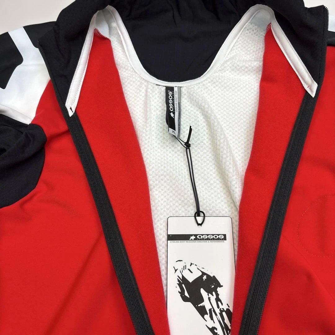 【新品】アソスサイクルジャージ 長袖 レッド