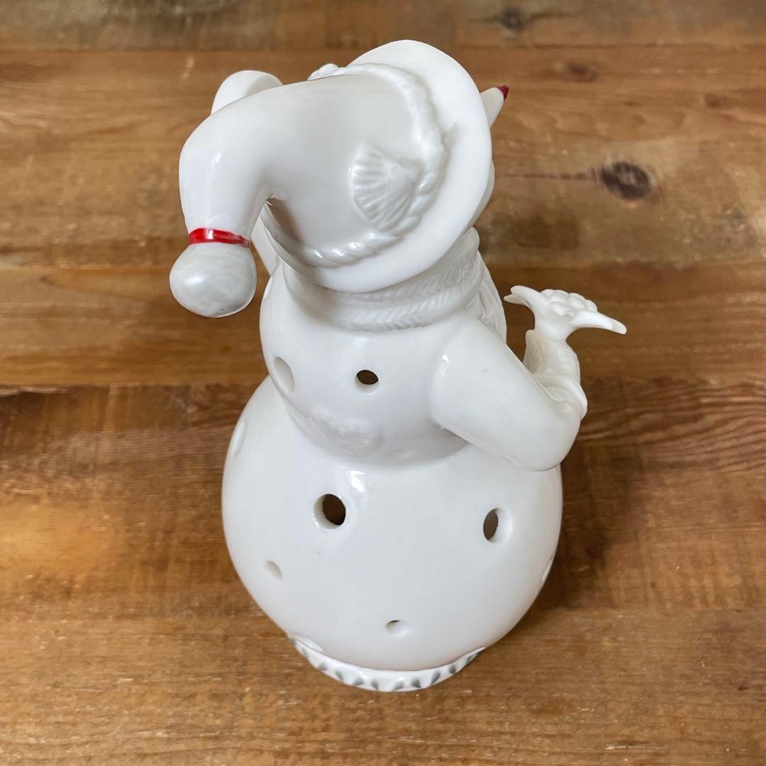 Villeroy&Boch スノーマン キャンドルスタンド 雪だるま 置物