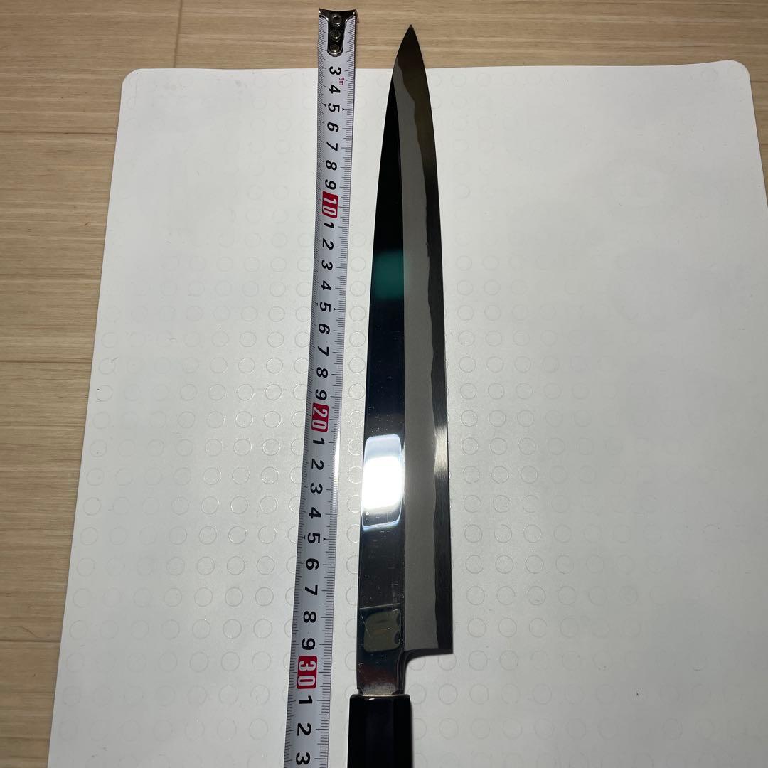 一竿子忠綱　柳刃 青鋼 鞘付き　未使用品