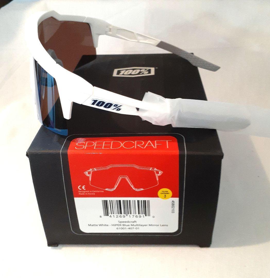 ぎゃう 100％ Speedcraft ホワイト ブルー ワンハンドレッド