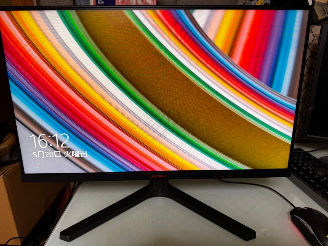 KOORUI 24E4 ゲーミングモニタ 165Hz FHD 1ms 完品