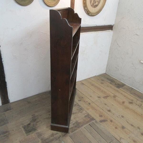 イギリス アンティーク 家具 ブックシェルフ ブックケース 本棚 6753d