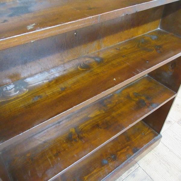 イギリス アンティーク 家具 ブックシェルフ ブックケース 本棚 6753d