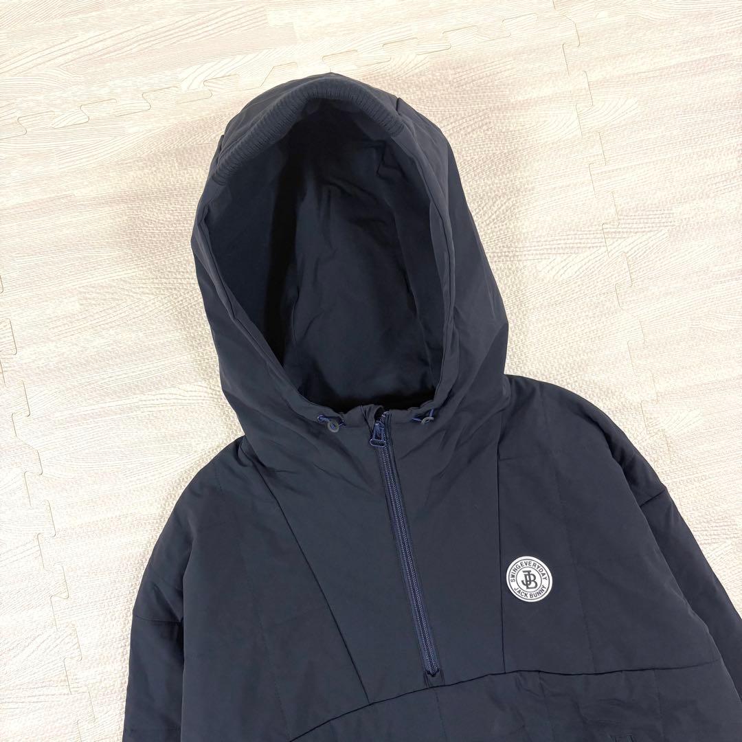 極美品＊ジャックバニー　2022　ナイロンストレッチタフタ プルオーバーフーディ