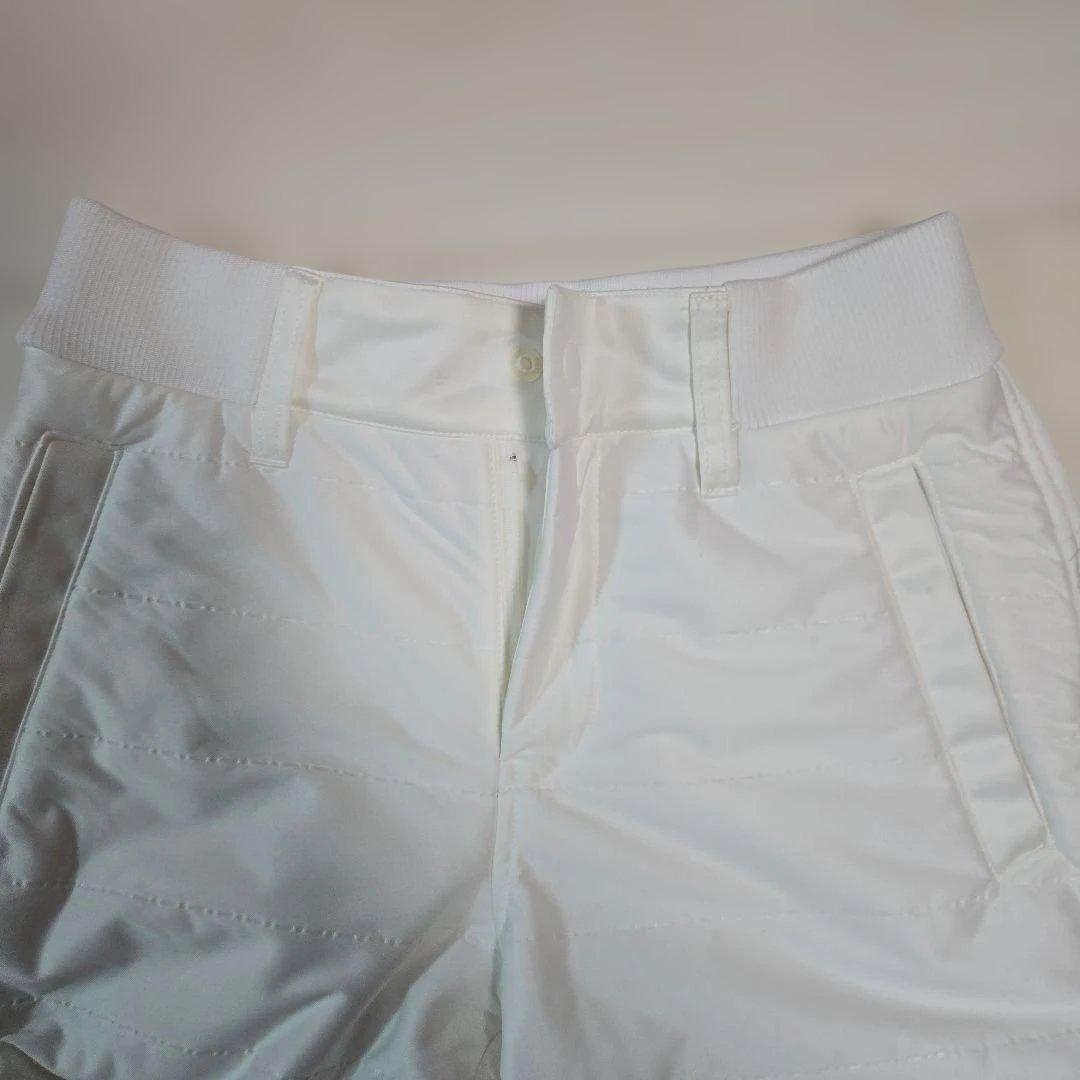 美品JACKBUNNY レディース 中綿ゴルフパンツ ホワイト　S