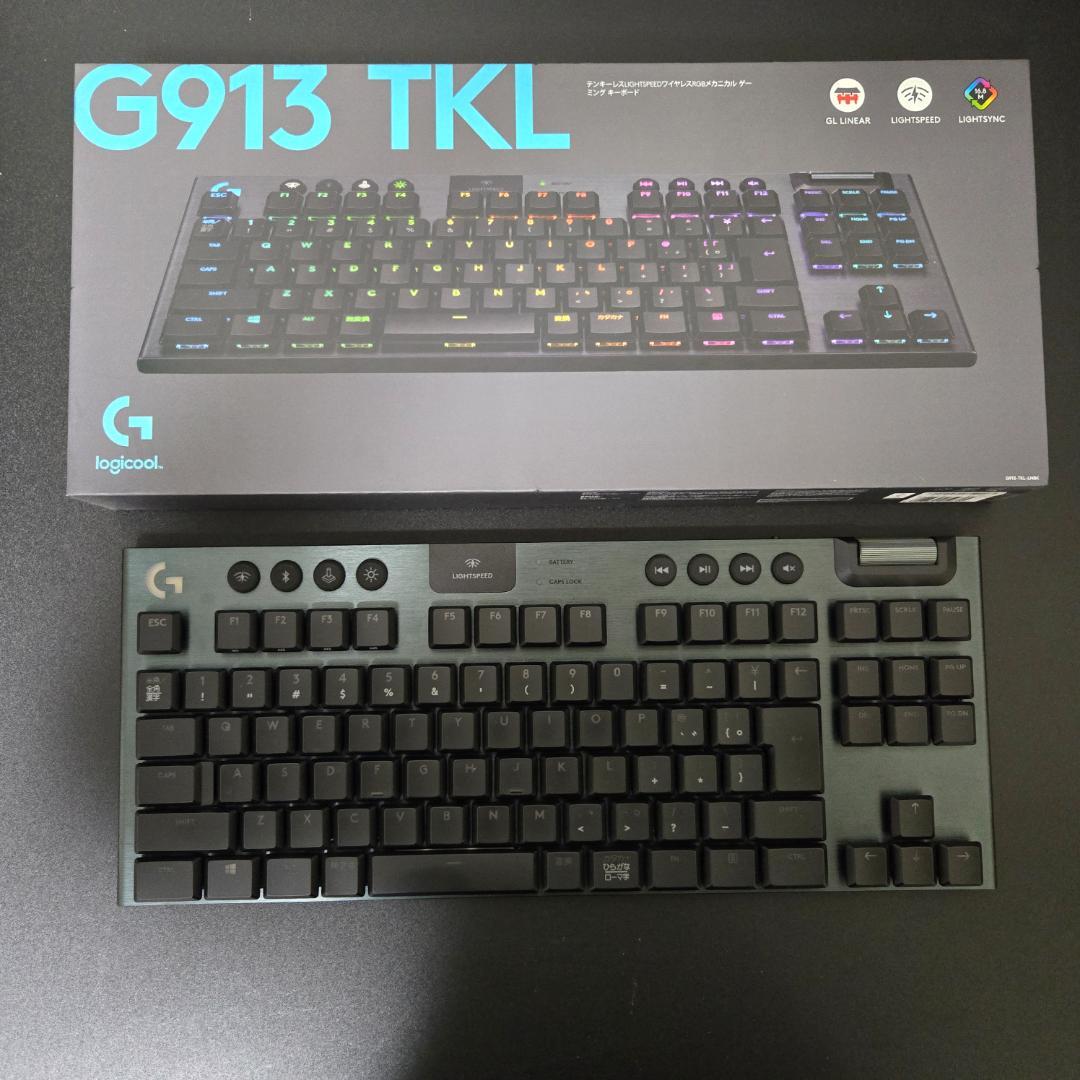 logicool G913 TKL メカニカルキーボード リニア 赤軸