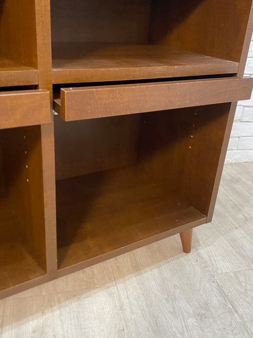 【東京都内23区配送無料】B-COMPANY ブックシェルフ　棚　チェスト　昭和