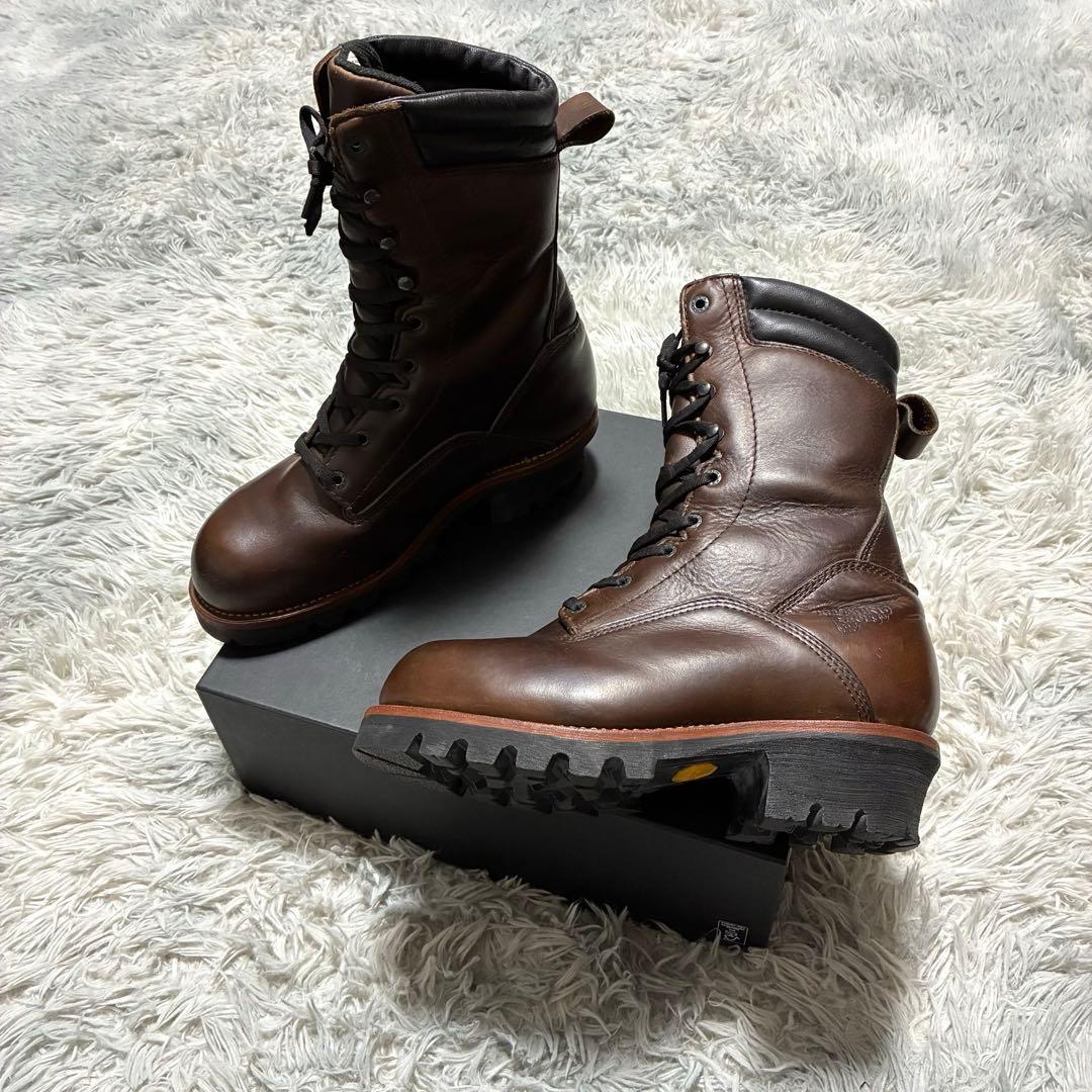 【良品】RED WING 本革 オイルドレザー LOGGER BOOTS 8.5