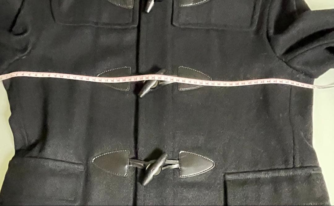 コムデギャルソンシャツ　ダッフルコート　Mサイズ　黒