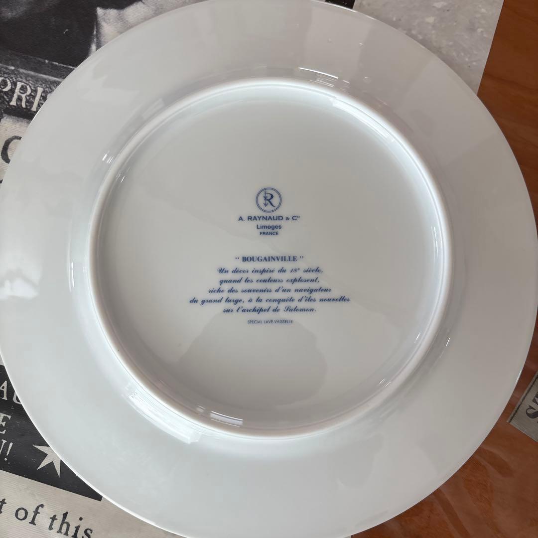 レイノー　ブーゲンビリア　ディナープレート6枚セット【中古】