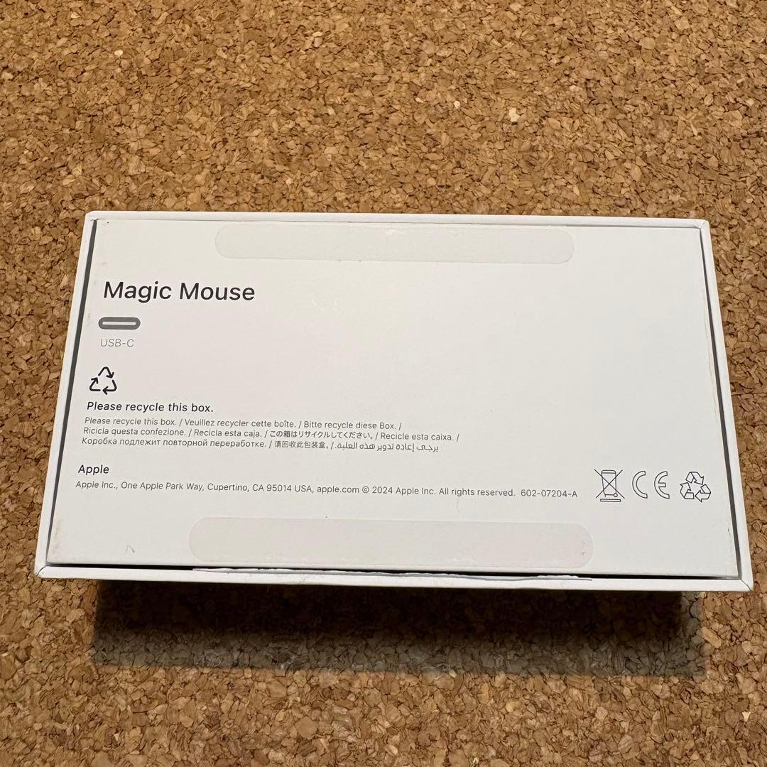 【美品】Apple Magic Mouse (USB-C) ブラック A3204