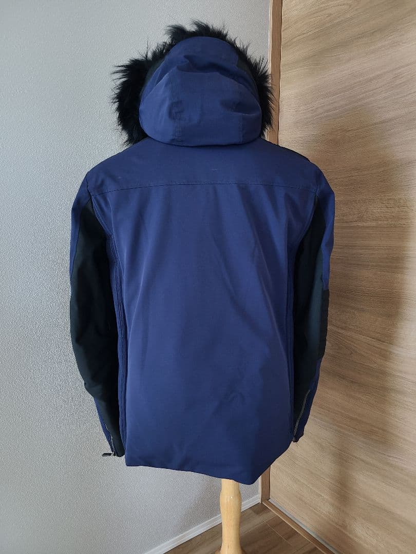 フザルプ ネイビー スキーウェア ファー付きフード