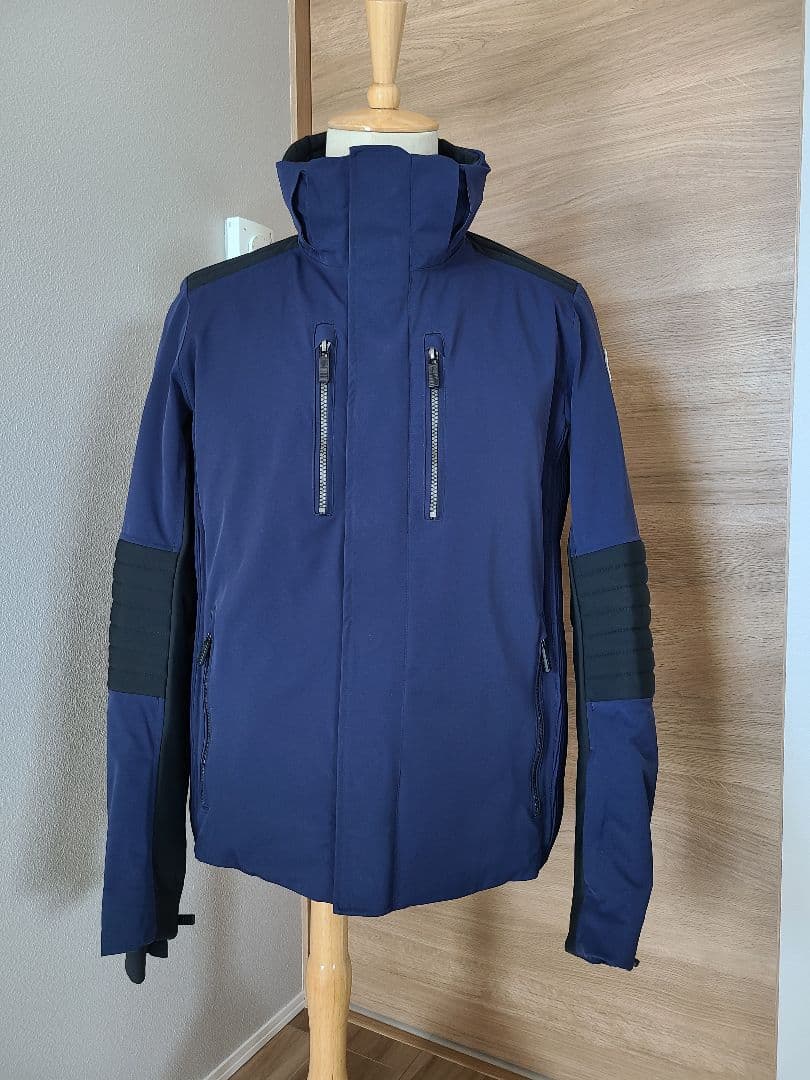 フザルプ ネイビー スキーウェア ファー付きフード