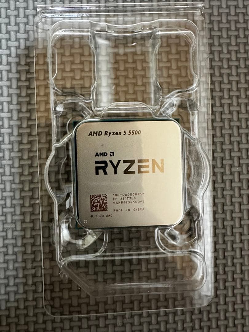 新品未使用AMD Ryzen 5 5500 CPU