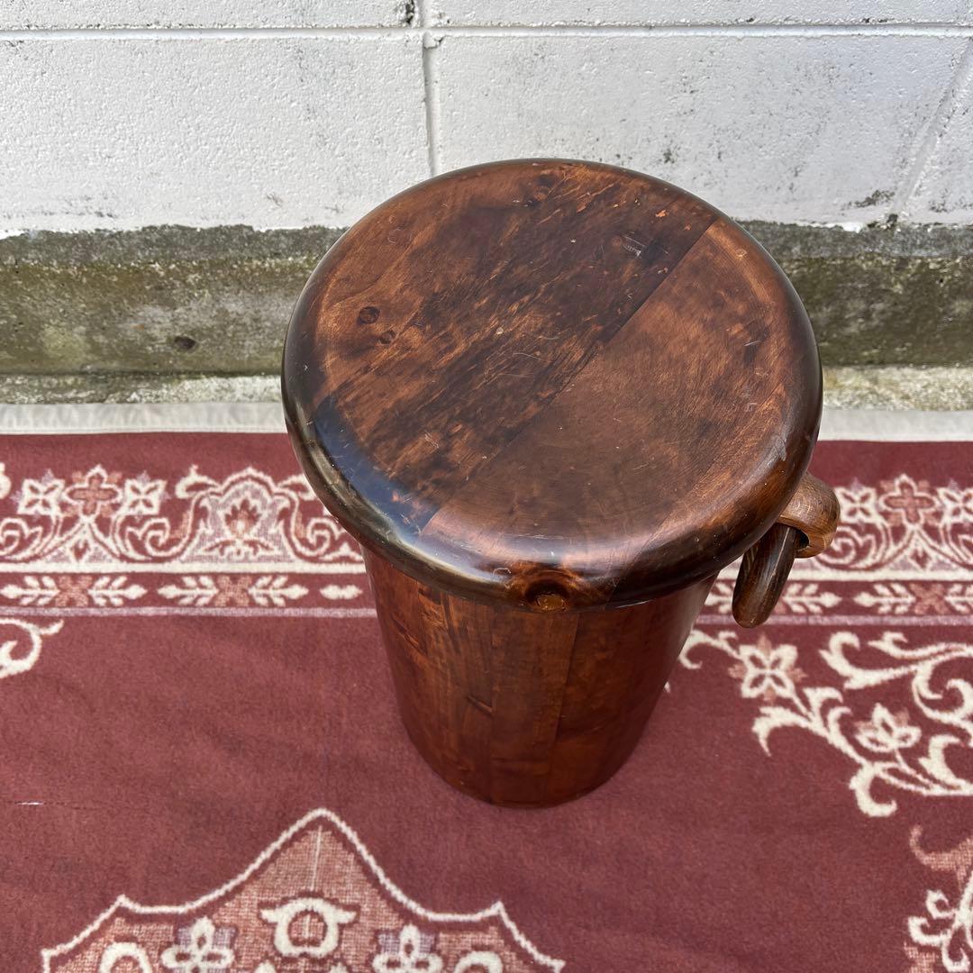 イタリア製◾️ Domain ドマン 木製無垢材 スツール 蓋付き収納 木製家具