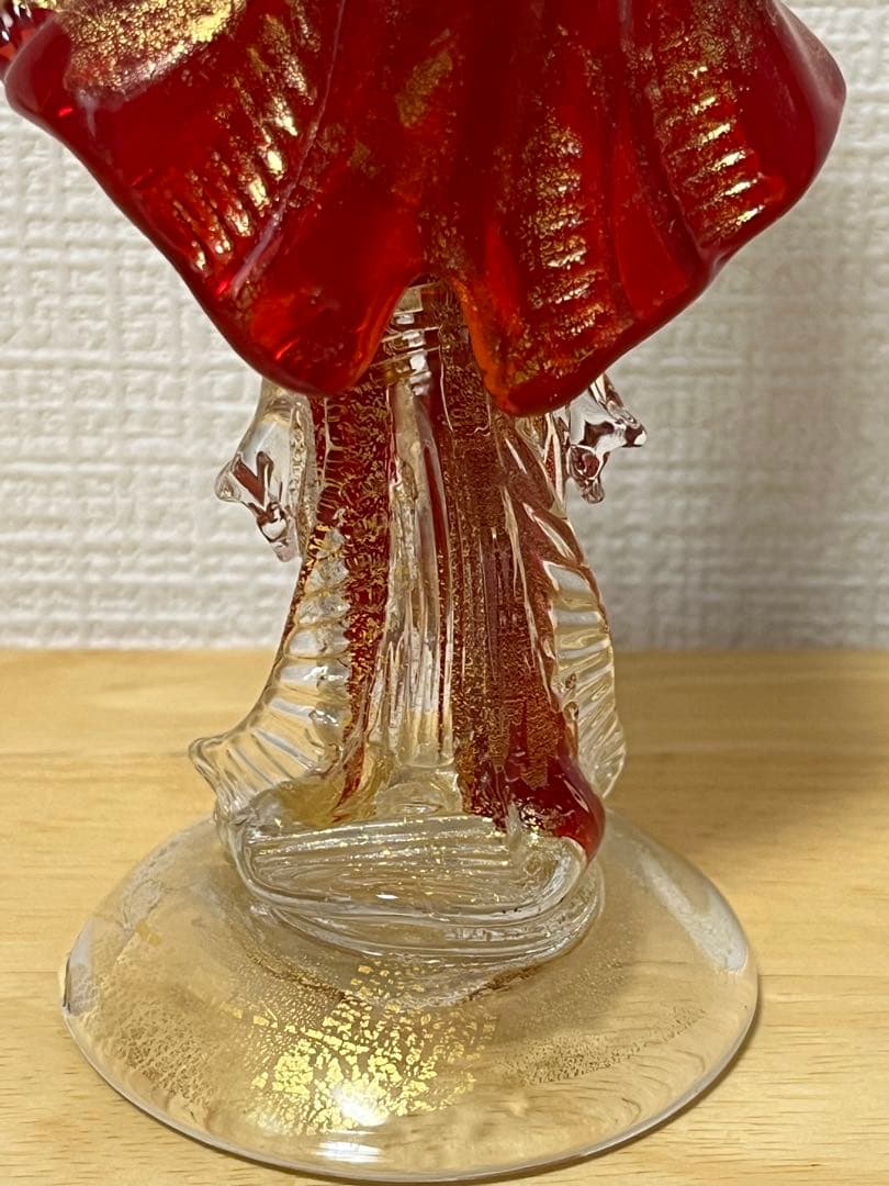 【希少・美品】ベネチアンガラス フィギュリン 人形 ヴェネチアン アンティーク