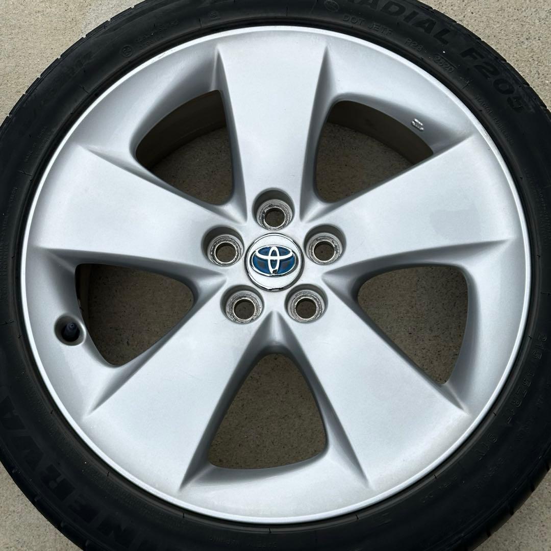 トヨタ 30プリウス Sツーリング 純正タイヤホイールセット 17インチ