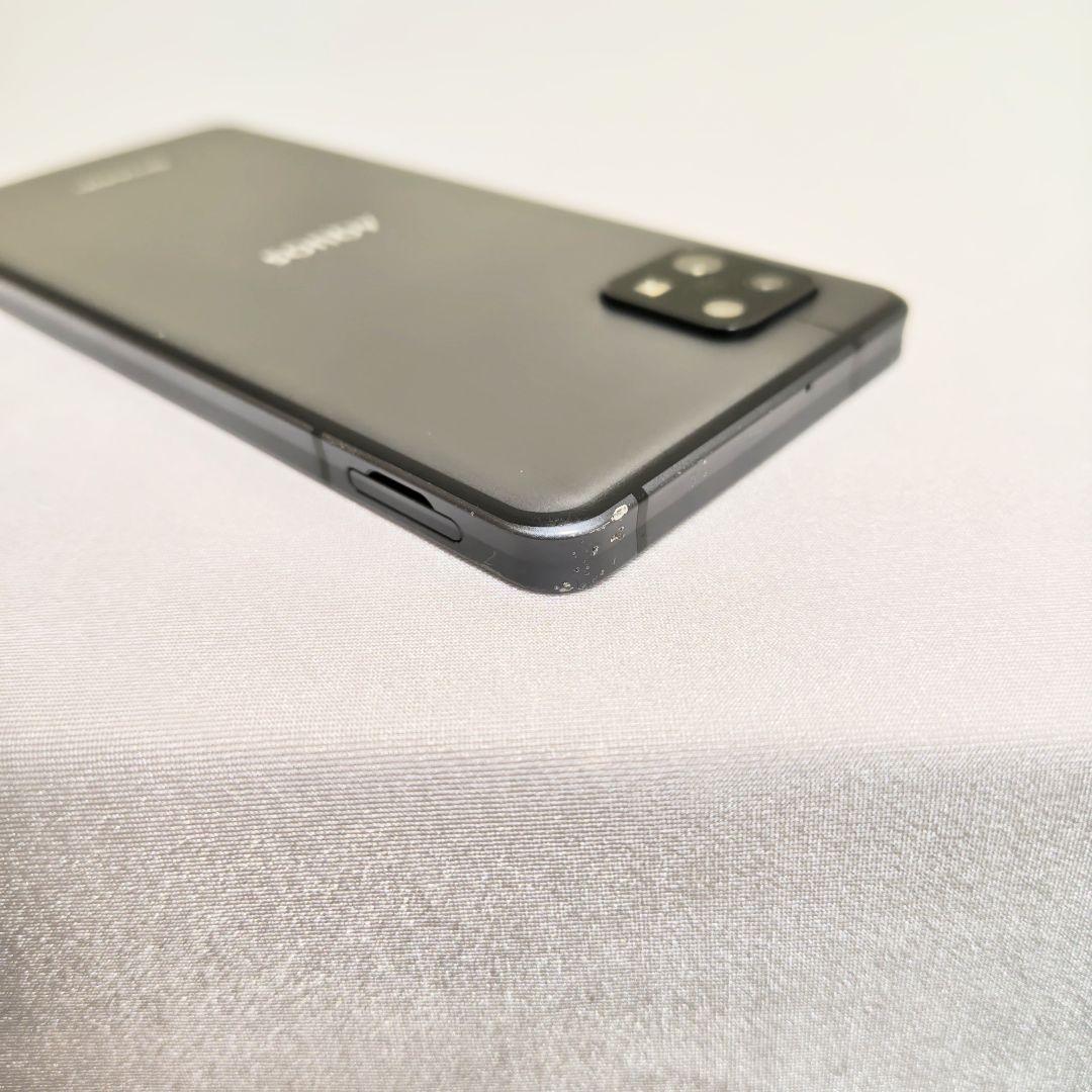 スマホ SHARP AQUOS sense 6 SH-M19 ブラック