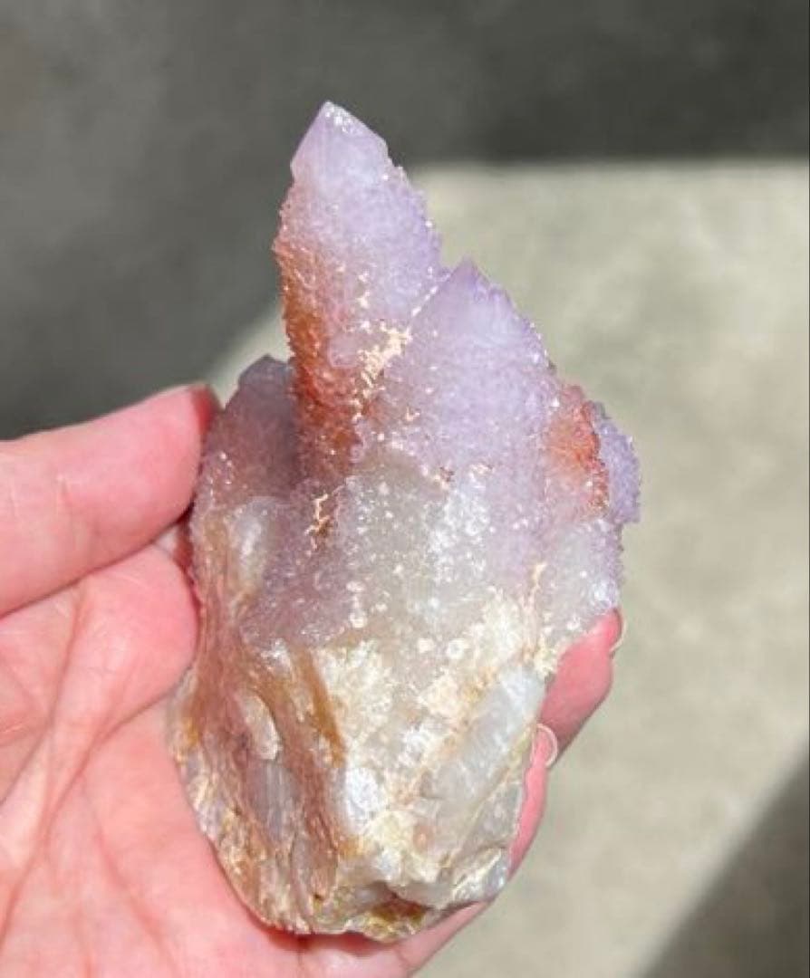 スピリットクォーツ　カクタスクォーツ　サボテン水晶　アメジスト　220g