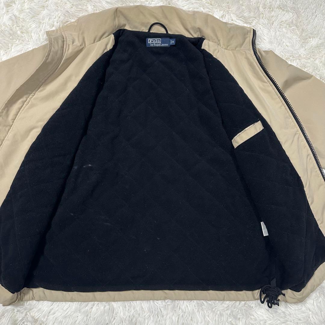 90s✨ラルフローレン ナイロンジャケット スイングトップ ベージュ