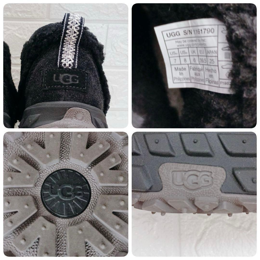 極美品 UGG アグ ベンチャーデイズ ウルトラミニ コージー 25.0 黒