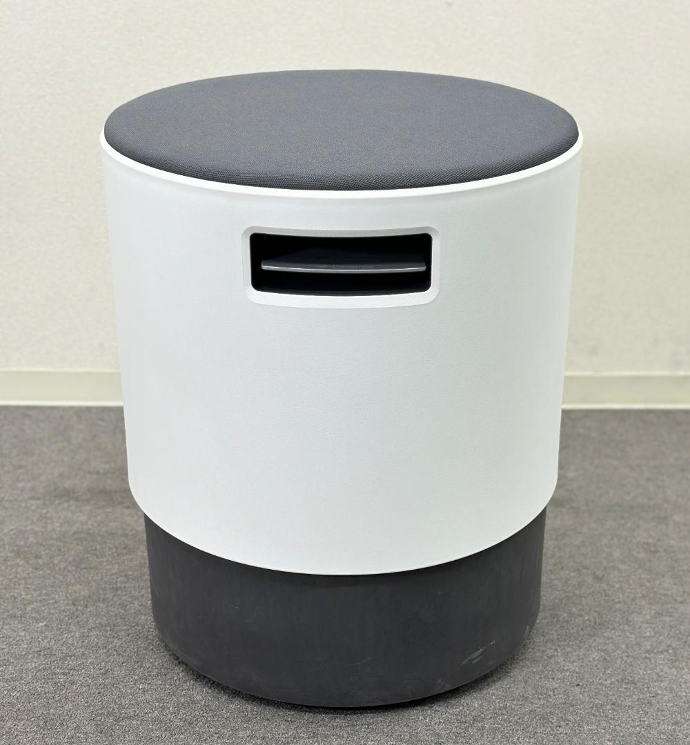 スチールケース■ターンストーンブイ　バランスチェア　スツール　オフィス　ホワイト