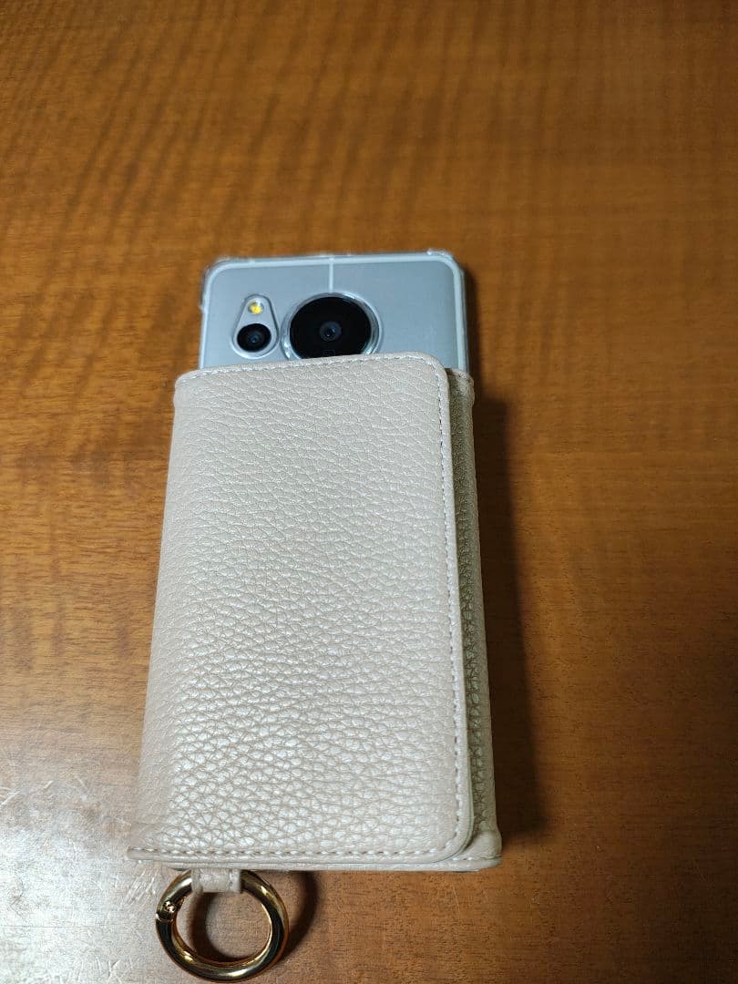 SIMフリー AQUOS sense7 SH-M24 ライトカッパー ケース付