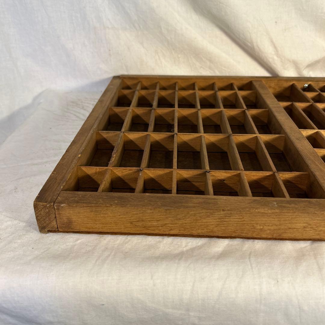 フランスアンティーク　ビンテージ プリンタートレイ 蚤の市 古道具 大きめ