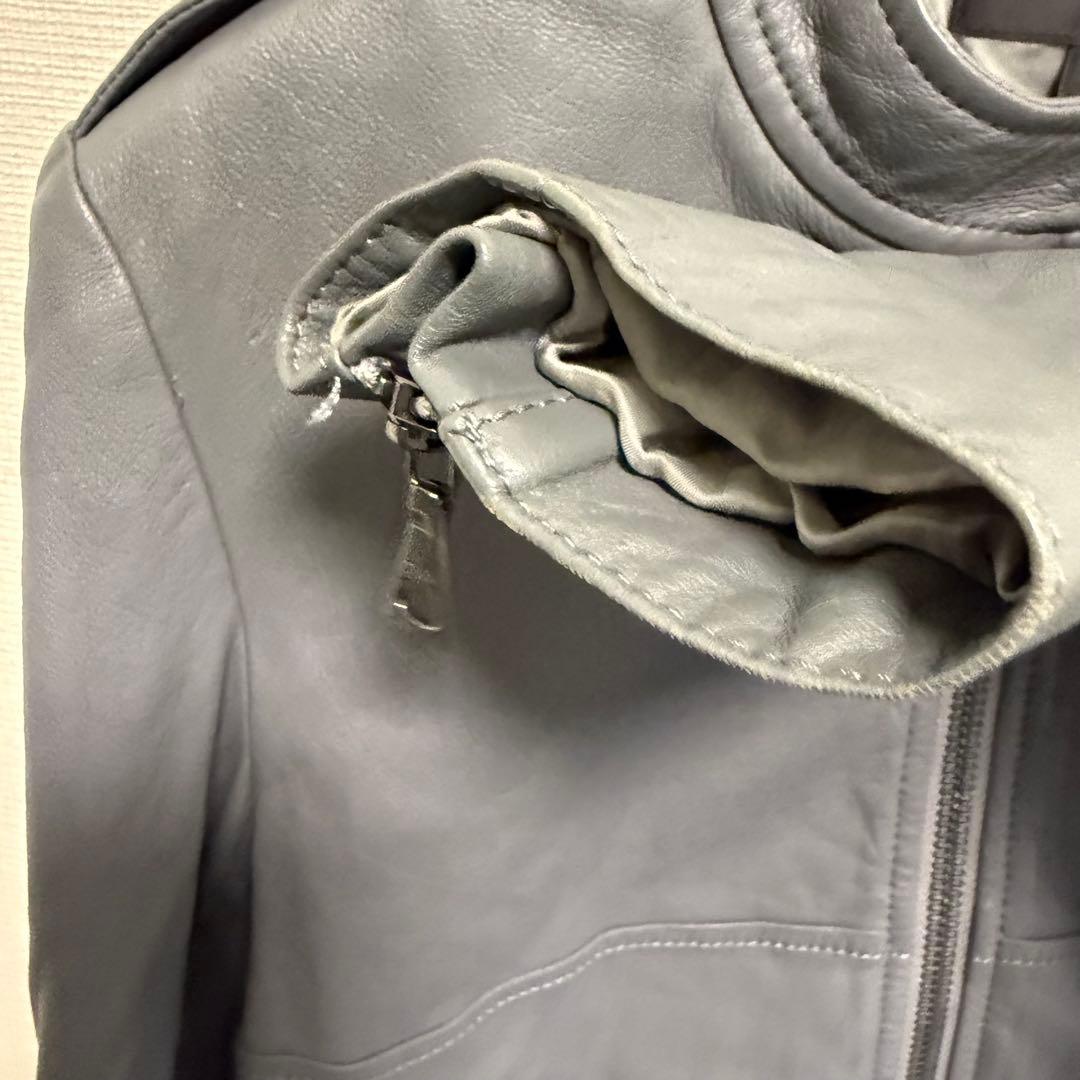 こさめさん専用セオリー 羊革 シングル レザージャケット ぐれー