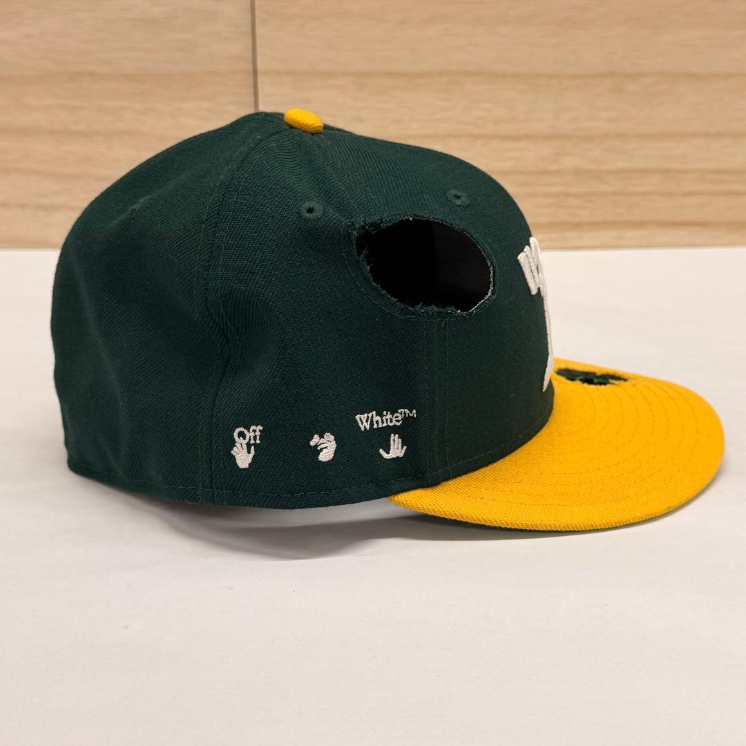 帽子 OFF-WHITE NEW ERA MLB ATHLETICS CAP