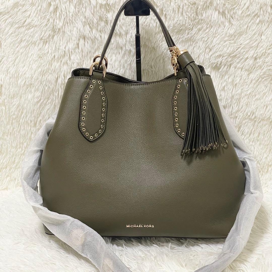 miyu様マイケルコース ブルックリン サッチェル レザー 2way A4可